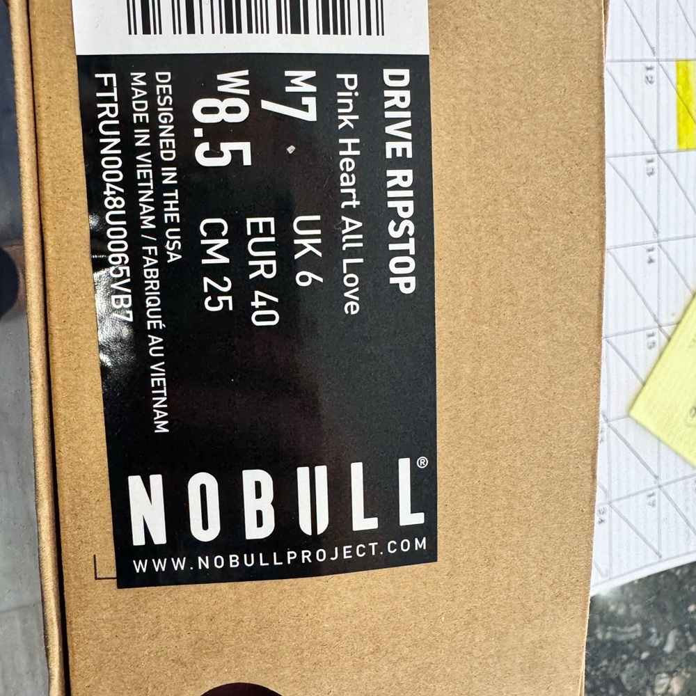 NOBULL Pink Heart Drive Ripstop Sneakers